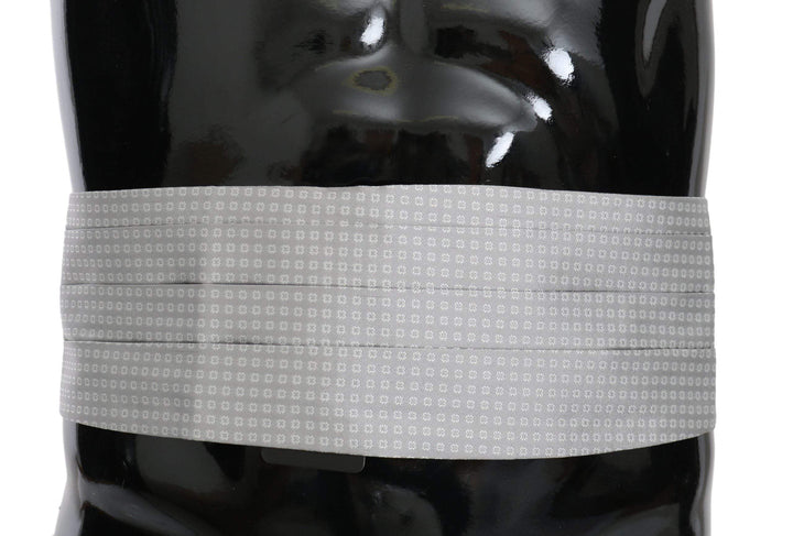 Dolce & Gabbana Gray Patterned Waist Belt Silk Cummerbund #men, Accessories - New Arrivals, Brand_Dolce & Gabbana, Catch, Cummerbund - Men - Accessories, Dolce & Gabbana, feed-agegroup-adult, feed-color-gray, feed-gender-male, feed-size-IT50 | L, feed-size-IT52 | XL, feed-size-IT54 | XXL, Gender_Men, Gray, IT50 | L, IT52 | XL, IT54 | XXL, Kogan at SEYMAYKA