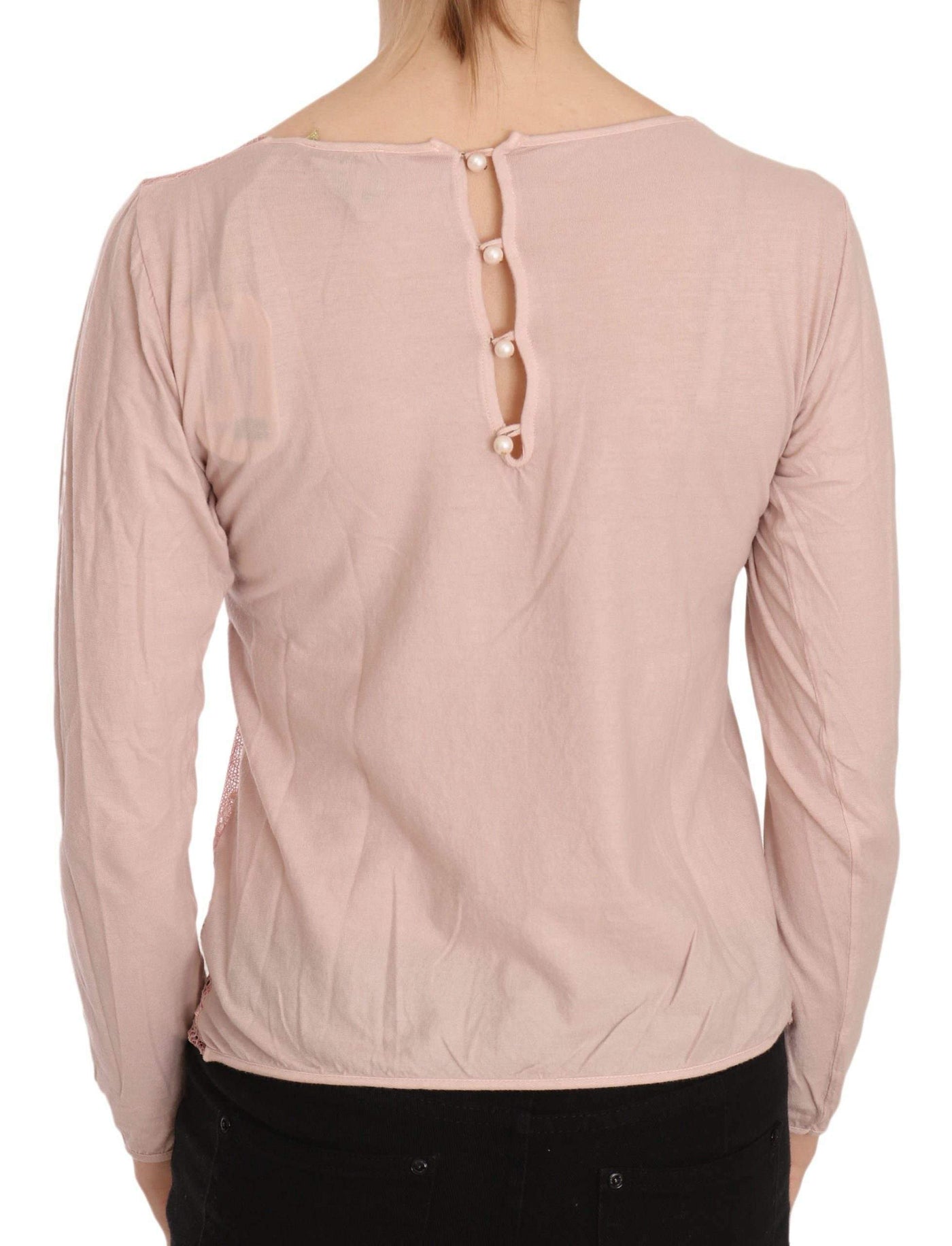 PINK MEMORIES  Lace See Through Long Sleeve Top Blouse #women, Catch, feed-agegroup-adult, feed-color-pink, feed-gender-female, feed-size-IT42 | S, Gender_Women, IT42 | S, Kogan, Pink, PINK MEMORIES, Tops & T-Shirts - Women - Clothing, Women - New Arrivals at SEYMAYKA
