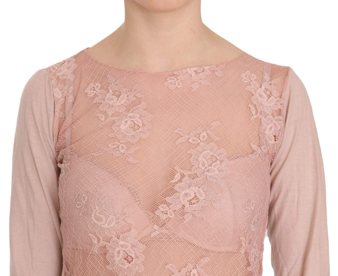 PINK MEMORIES  Lace See Through Long Sleeve Top Blouse #women, Catch, feed-agegroup-adult, feed-color-pink, feed-gender-female, feed-size-IT42 | S, Gender_Women, IT42 | S, Kogan, Pink, PINK MEMORIES, Tops & T-Shirts - Women - Clothing, Women - New Arrivals at SEYMAYKA
