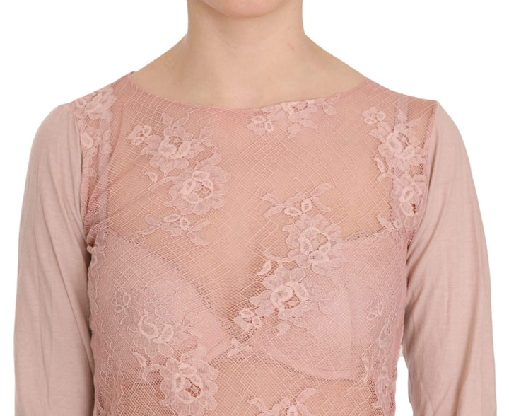 PINK MEMORIES  Lace See Through Long Sleeve Top Blouse #women, Catch, feed-agegroup-adult, feed-color-pink, feed-gender-female, feed-size-IT42 | S, Gender_Women, IT42 | S, Kogan, Pink, PINK MEMORIES, Tops & T-Shirts - Women - Clothing, Women - New Arrivals at SEYMAYKA