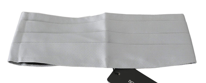 Dolce & Gabbana Gray Men Waist Belt 100% Silk Cummerbund #men, Accessories - New Arrivals, Brand_Dolce & Gabbana, Catch, Cummerbund - Men - Accessories, Dolce & Gabbana, feed-agegroup-adult, feed-color-gray, feed-gender-male, feed-size-IT46 | S, feed-size-IT48 | M, feed-size-IT50 | L, feed-size-IT52 | XL, Gender_Men, Gray, IT46 | S, IT48 | M, IT50 | L, IT52 | XL, Kogan at SEYMAYKA