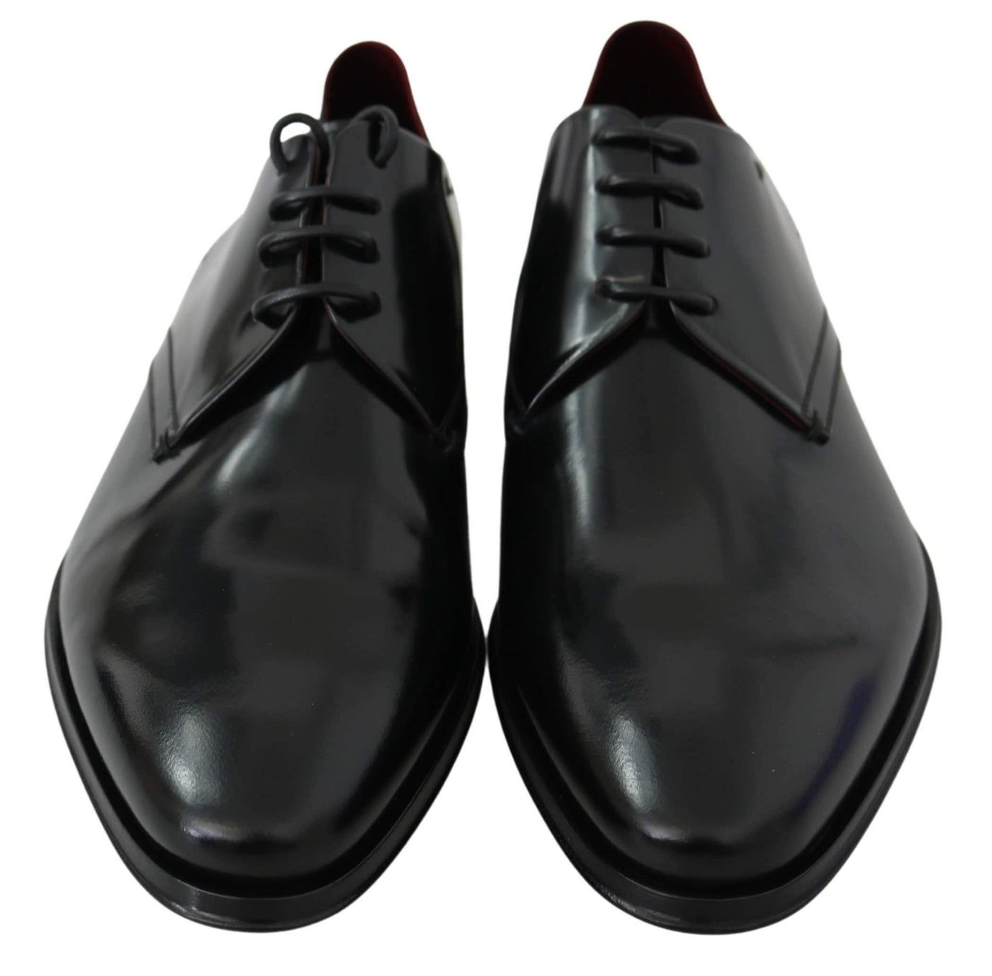 Dolce & Gabbana Black Patent Leather Lace Derby Shoes #men, Black, Brand_Dolce & Gabbana, Dolce & Gabbana, EU41.5/US8.5, EU43/US10, feed-agegroup-adult, feed-color-black, feed-gender-male, feed-size-US10, feed-size-US8.5, Formal - Men - Shoes, Gender_Men, Shoes - New Arrivals at SEYMAYKA