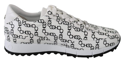 Monza White/ Leather Sneakers #women, Black/White, EU35.5/US5.5, EU35/US5, EU36.5/US6.5, EU37.5/US7.5, EU37/US7, EU41/US11, feed-agegroup-adult, feed-color-black, feed-color-white, feed-gender-female, feed-size-US5, feed-size-US6.5, Gender_Women, Jimmy Choo, Shoes - New Arrivals, Sneakers - Women - Shoes at SEYMAYKA