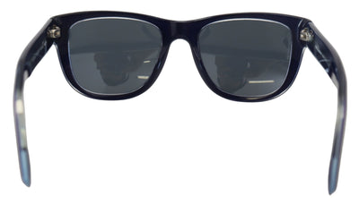 Dolce & Gabbana Blue DG4284 Plastic Full Rim Mirror Lens Sunglasses