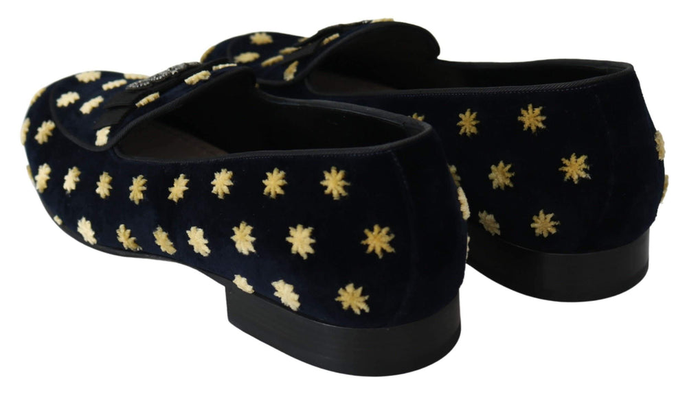 Dolce & Gabbana Blue Velvet Crown Slippers Loafers Shoes #men, Black, Brand_Dolce & Gabbana, Dolce & Gabbana, EU39/US6, EU40/US7, EU41.5/US8.5, EU41/US8, EU42.5/US9.5, EU42/US9, EU43.5/US10.5, EU43/US10, EU44/US11, EU45/US12, feed-agegroup-adult, feed-color-black, feed-gender-male, feed-size-US10, feed-size-US10.5, feed-size-US11, feed-size-US6, feed-size-US7, feed-size-US8, feed-size-US9.5, Formal - Men - Shoes, Gender_Men, Shoes - New Arrivals at SEYMAYKA