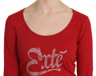 Exte  Crystal Embellished Long Sleeve Blouse #women, Catch, Exte, feed-agegroup-adult, feed-color-red, feed-gender-female, feed-size-IT38|XS, feed-size-IT40|S, feed-size-IT44|L, feed-size-IT46|XL, Gender_Women, IT38|XS, IT40|S, IT42|M, IT44|L, IT46|XL, Kogan, Red, Tops & T-Shirts - Women - Clothing, Women - New Arrivals at SEYMAYKA