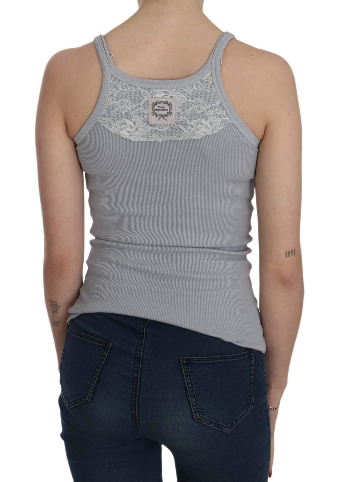 PINK MEMORIES Light  Sleeveless Spaghetti Strap Blouse #women, Catch, feed-agegroup-adult, feed-color-gray, feed-color-pink, feed-gender-female, feed-size-IT38|XS, feed-size-IT40|S, feed-size-IT42|M, feed-size-IT44|L, feed-size-IT46|XL, Gender_Women, Gray, IT38|XS, IT40|S, IT42|M, IT44|L, IT46|XL, Kogan, PINK MEMORIES, Tops & T-Shirts - Women - Clothing, Women - New Arrivals at SEYMAYKA