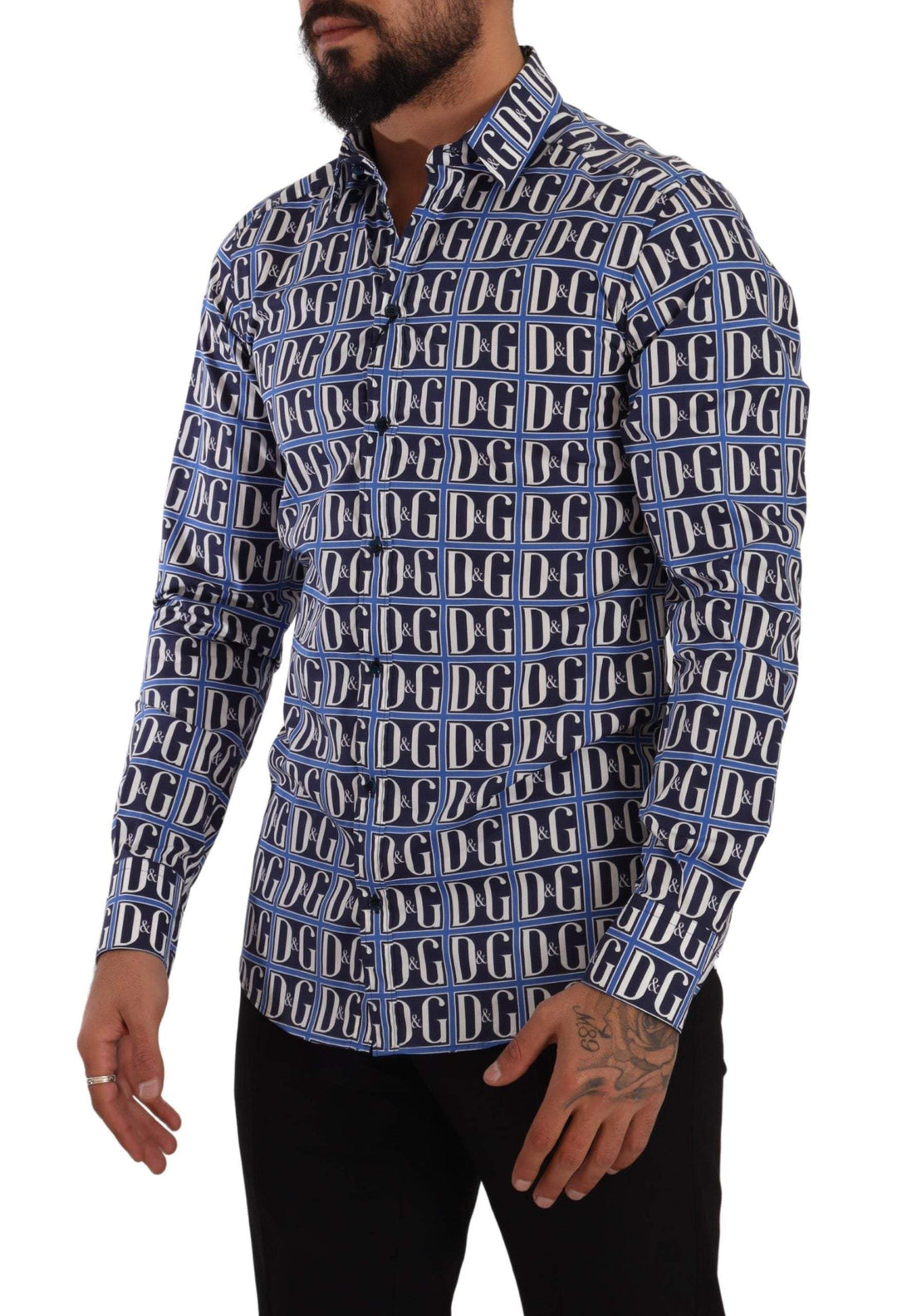 Dolce & Gabbana Blue  Shirt #men, Blue, Dolce & Gabbana, feed-1, IT37 | XS, IT38 | XS, IT39 | S, IT40 | M, Shirts - Men - Clothing at SEYMAYKA