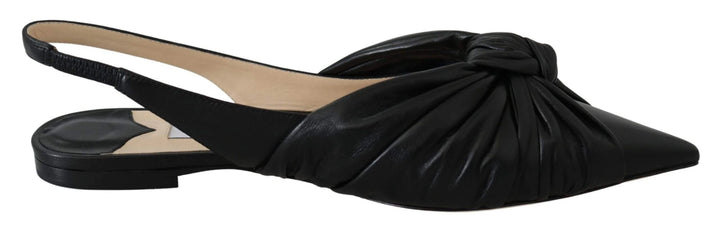 Annabell  Leather Flat Shoes #women, Black, EU36.5/US6.5, EU37.5/US7.5, EU37/US7, EU39/US9, EU40/US10, feed-agegroup-adult, feed-color-black, feed-gender-female, feed-size-US10, feed-size-US6.5, feed-size-US7, feed-size-US7.5, feed-size-US9, Flat Shoes - Women - Shoes, Gender_Women, Jimmy Choo at SEYMAYKA