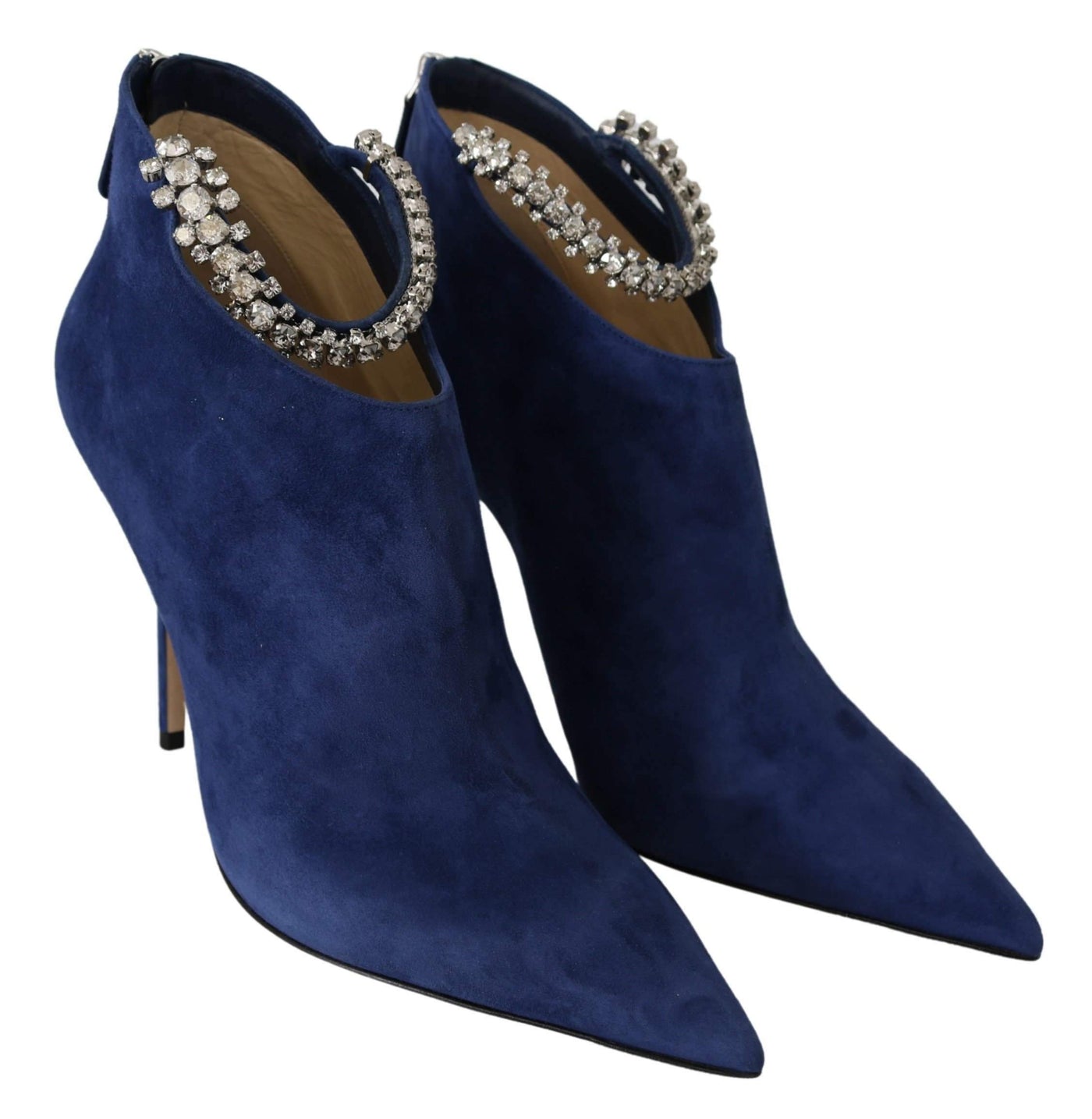 Jimmy Choo Blaize 100 Pop  Leather Boots #women, Blue, Boots - Women - Shoes, EU41/US11, EU42/US12, feed-agegroup-adult, feed-color-blue, feed-gender-female, feed-size-US11, feed-size-US12, Gender_Women, Jimmy Choo, Shoes - New Arrivals at SEYMAYKA