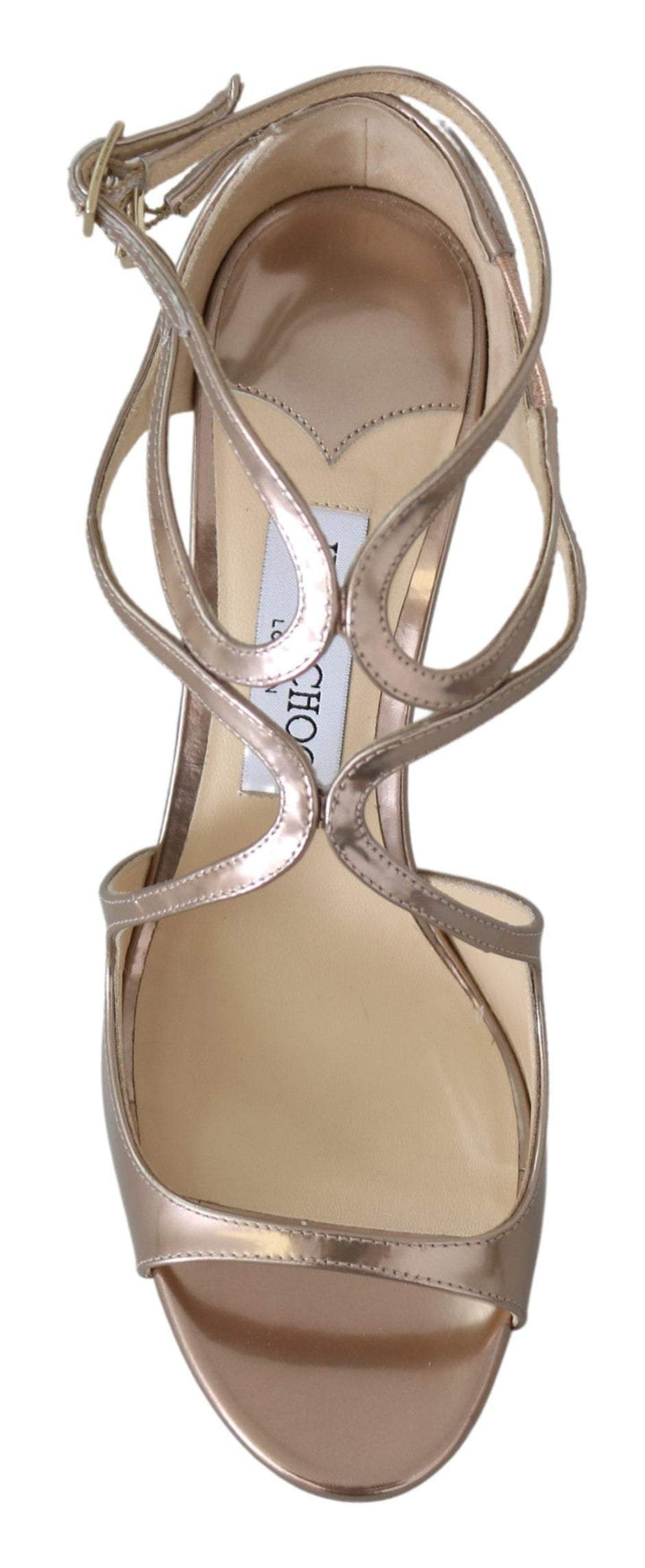 Jimmy Choo Ballet Pink Leather Lance Sandals Pumps Bronze, EU39.5/US9.5, EU40/US10, EU41/US11, feed-1, Jimmy Choo, Pumps - Women - Shoes, Sandals - Women - Shoes, Shoes - New Arrivals, Women - New Arrivals at SEYMAYKA