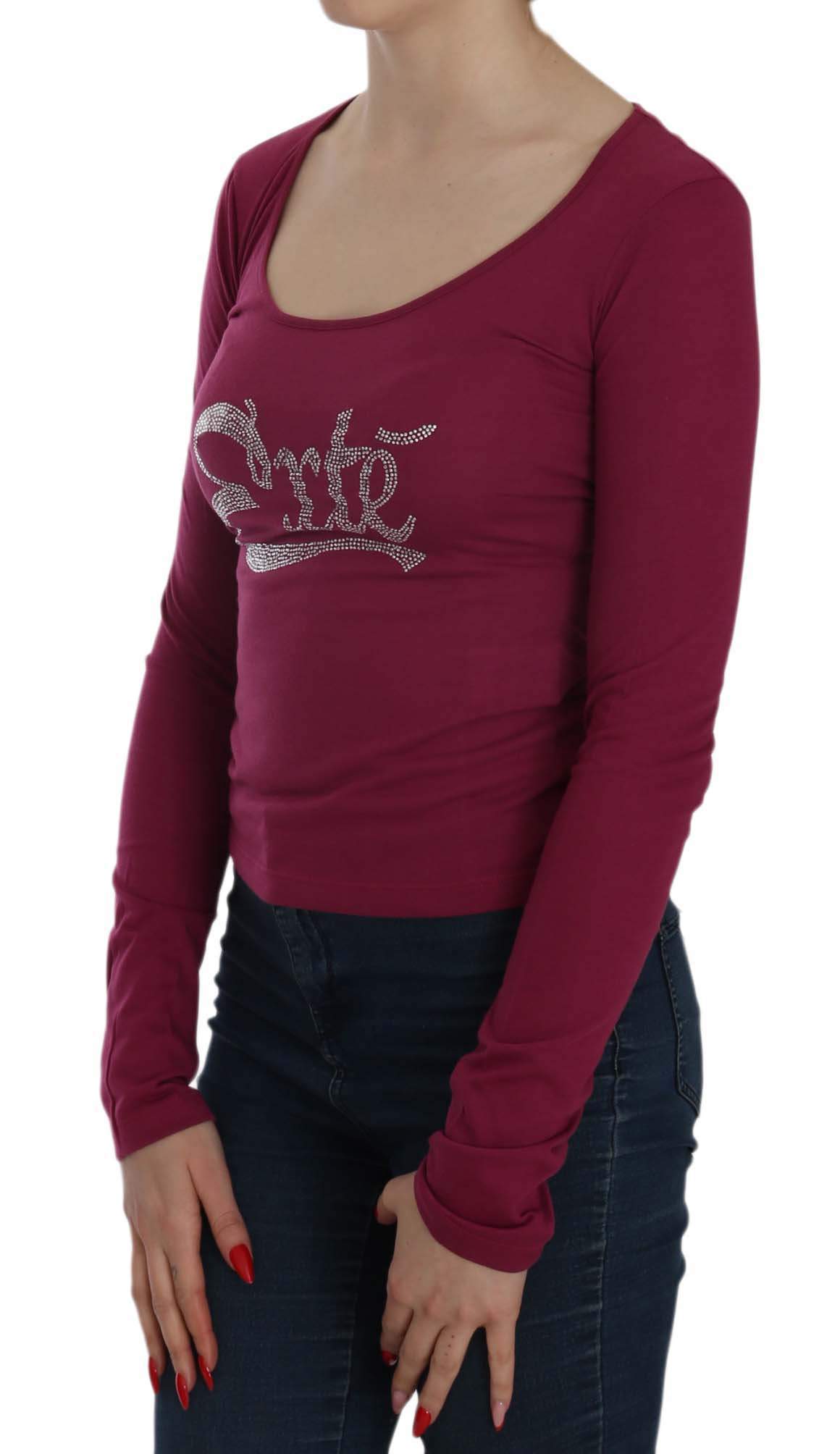 Exte Crystal Embellished Long Sleeve Casual Top #women, Catch, Exte, feed-agegroup-adult, feed-color-red, feed-gender-female, feed-size-IT38|XS, feed-size-IT40|S, feed-size-IT42|M, feed-size-IT44|L, feed-size-IT46|XL, Gender_Women, IT38|XS, IT40|S, IT42|M, IT44|L, IT46|XL, Kogan, Red, Tops & T-Shirts - Women - Clothing, Women - New Arrivals at SEYMAYKA