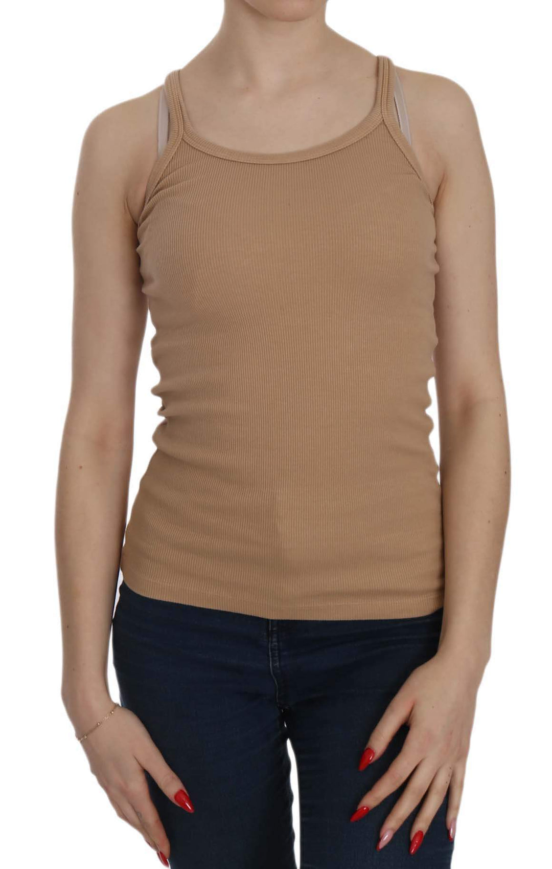 PINK MEMORIES  Sleeveless Spaghetti Strap Tank Blouse #women, Beige, Catch, feed-agegroup-adult, feed-color-beige, feed-color-pink, feed-gender-female, feed-size-IT40|S, feed-size-IT42|M, feed-size-IT46|XL, Gender_Women, IT40|S, IT42|M, IT44|L, IT46|XL, Kogan, PINK MEMORIES, Tops & T-Shirts - Women - Clothing, Women - New Arrivals at SEYMAYKA