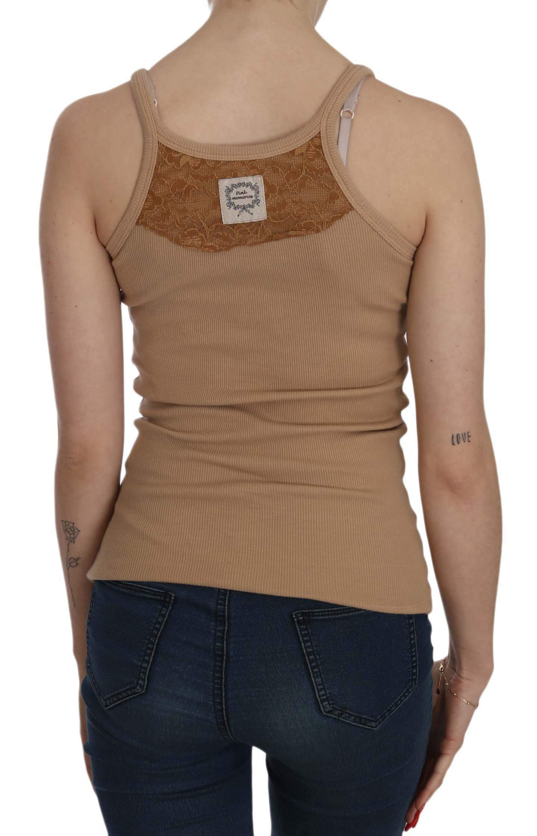 PINK MEMORIES  Sleeveless Spaghetti Strap Tank Blouse #women, Beige, Catch, feed-agegroup-adult, feed-color-beige, feed-color-pink, feed-gender-female, feed-size-IT40|S, feed-size-IT42|M, feed-size-IT46|XL, Gender_Women, IT40|S, IT42|M, IT44|L, IT46|XL, Kogan, PINK MEMORIES, Tops & T-Shirts - Women - Clothing, Women - New Arrivals at SEYMAYKA