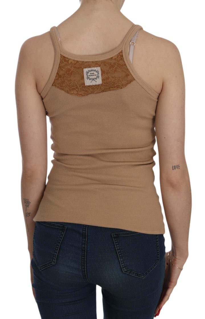 PINK MEMORIES  Sleeveless Spaghetti Strap Tank Blouse #women, Beige, Catch, feed-agegroup-adult, feed-color-beige, feed-color-pink, feed-gender-female, feed-size-IT40|S, feed-size-IT42|M, feed-size-IT46|XL, Gender_Women, IT40|S, IT42|M, IT44|L, IT46|XL, Kogan, PINK MEMORIES, Tops & T-Shirts - Women - Clothing, Women - New Arrivals at SEYMAYKA
