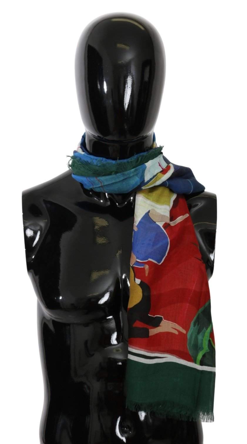 Dolce & Gabbana  Multicolor Modal Sorrento Wrap Shawl Scarf #men, Accessories - New Arrivals, Brand_Dolce & Gabbana, Catch, Dolce & Gabbana, feed-agegroup-adult, feed-color-multicolor, feed-gender-male, feed-size-OS, Gender_Men, Kogan, Multicolor, Scarves - Men - Accessories at SEYMAYKA
