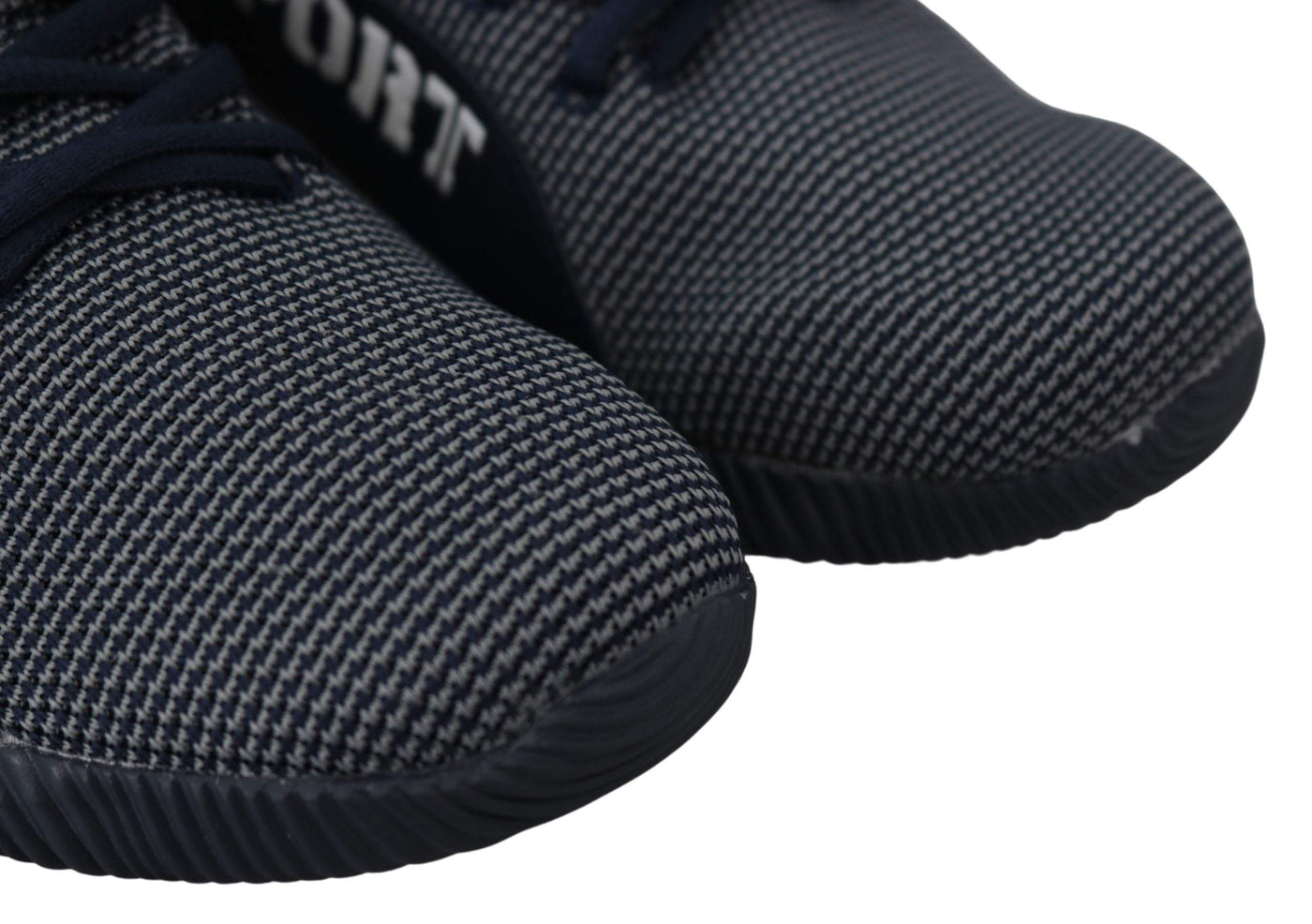 Plein Sport Blue Indaco Polyester Carter Sneakers #men, Black, EU39/US6, EU40/US7, feed-1, Plein Sport, Shoes - New Arrivals, Sneakers - Men - Shoes at SEYMAYKA