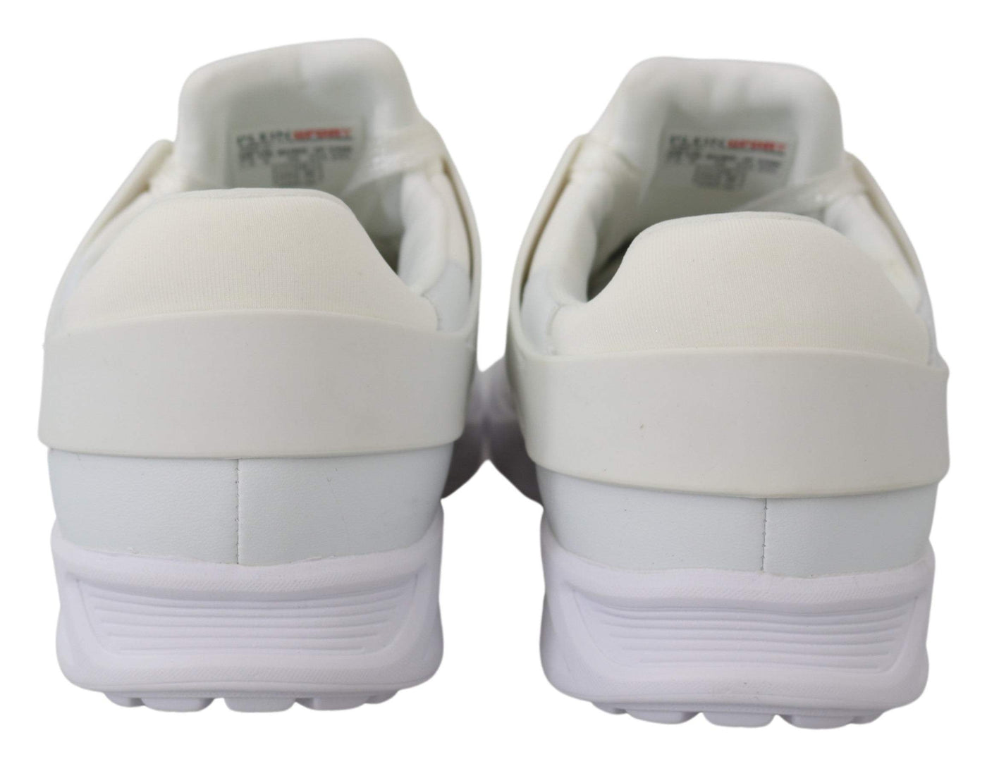 Plein Sport White Polyester Runner Beth Sneakers EU37/US7, EU38/US8, EU39/US9, feed-1, Plein Sport, Shoes - New Arrivals, Sneakers - Women - Shoes, White at SEYMAYKA