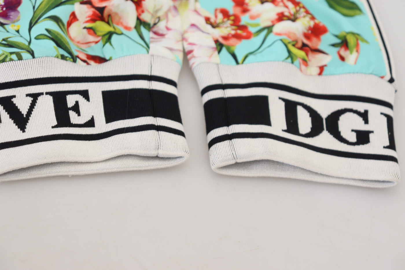 Dolce & Gabbana Multicolor Floral Sweatpants Pants