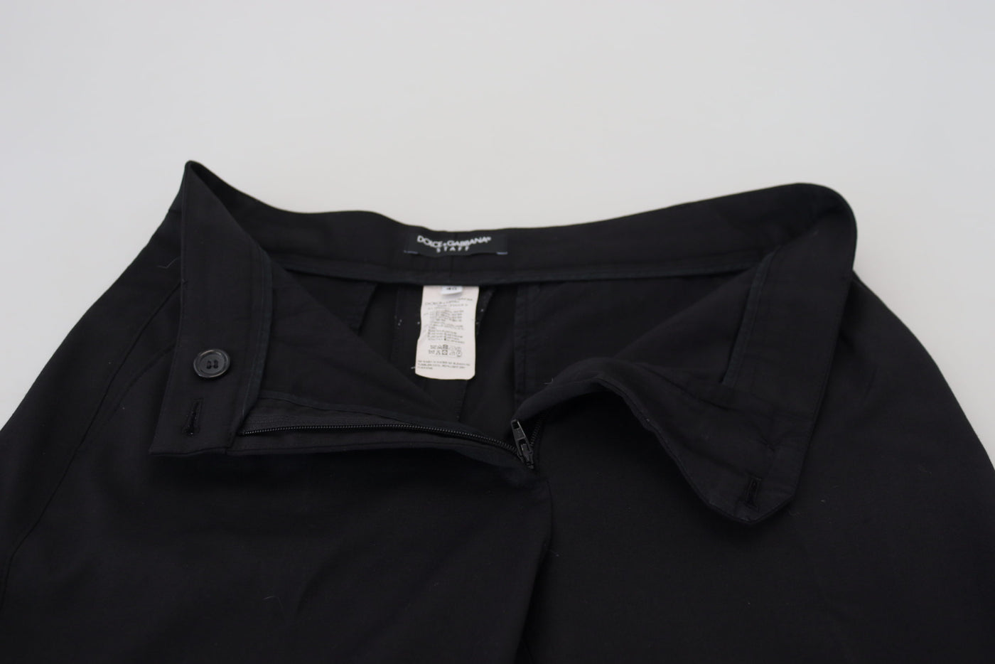 Dolce & Gabbana Black  Formal Tapered Pants