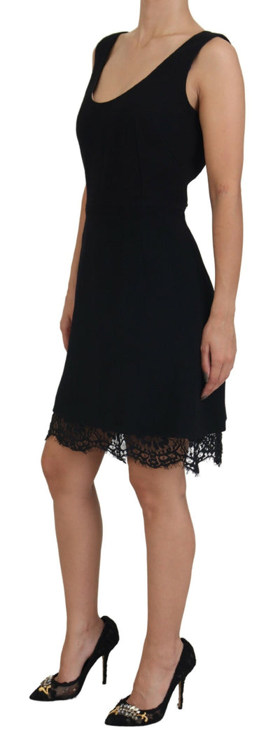 Black Lace Sheath A-line SARTORIA Dress