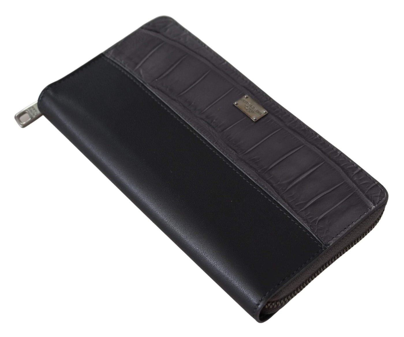 Dolce & Gabbana Black Zip Around Continental Clutch Leather Wallet #men, Black and Gray, Dolce & Gabbana, feed-agegroup-adult, feed-color-Black, feed-gender-male, Wallets - Men - Bags at SEYMAYKA