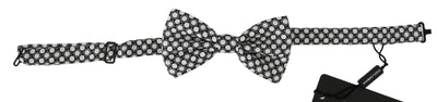 Dolce & Gabbana  Men Black White Circles Adjustable Neck Papillon Bow Tie #men, Accessories - New Arrivals, Black/White, Brand_Dolce & Gabbana, Catch, Dolce & Gabbana, feed-agegroup-adult, feed-color-black, feed-color-white, feed-gender-male, feed-size-OS, Gender_Men, Kogan, Ties & Bowties - Men - Accessories at SEYMAYKA