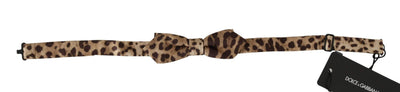 Dolce & Gabbana Brown Leopard Silk Adjustable Neck Papillon Men Bow Tie #men, Accessories - New Arrivals, Brand_Dolce & Gabbana, Brown, Catch, Dolce & Gabbana, feed-agegroup-adult, feed-color-brown, feed-gender-male, feed-size-OS, Gender_Men, Kogan, Ties & Bowties - Men - Accessories at SEYMAYKA