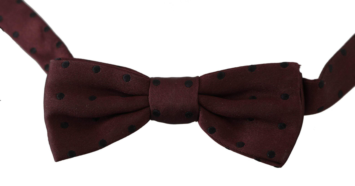 Dolce & Gabbana  Purple Dotted Silk Adjustable Neck Papillon Bow Tie #men, Accessories - New Arrivals, Brand_Dolce & Gabbana, Catch, Dolce & Gabbana, feed-agegroup-adult, feed-color-purple, feed-gender-male, feed-size-OS, Gender_Men, Kogan, Purple, Ties & Bowties - Men - Accessories at SEYMAYKA