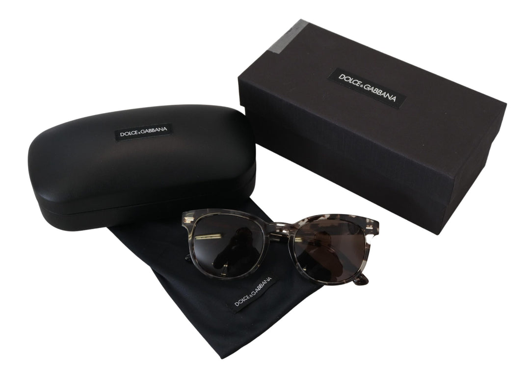 Dolce & Gabbana Brown Havana Frame Round Lens  DG4254F Sunglasses