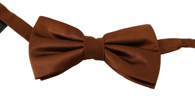 Dolce & Gabbana Men Brown 100% Silk Adjustable Neck Papillon Bow Tie #men, Accessories - New Arrivals, Brand_Dolce & Gabbana, Brown, Catch, Dolce & Gabbana, feed-agegroup-adult, feed-color-brown, feed-gender-male, feed-size-OS, Gender_Men, Kogan, Ties & Bowties - Men - Accessories at SEYMAYKA