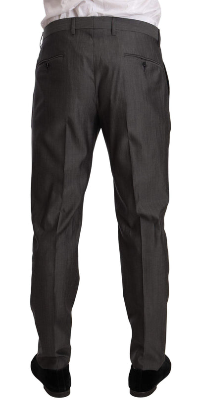 Dolce & Gabbana Gray Metallic MARTINI Slim Fit Set Suit #men, Dolce & Gabbana, feed-agegroup-adult, feed-color-Gray, feed-gender-male, Gray, IT48 | M, IT50 | L, IT52 | XL, IT54 | XL, Suits - Men - Clothing at SEYMAYKA