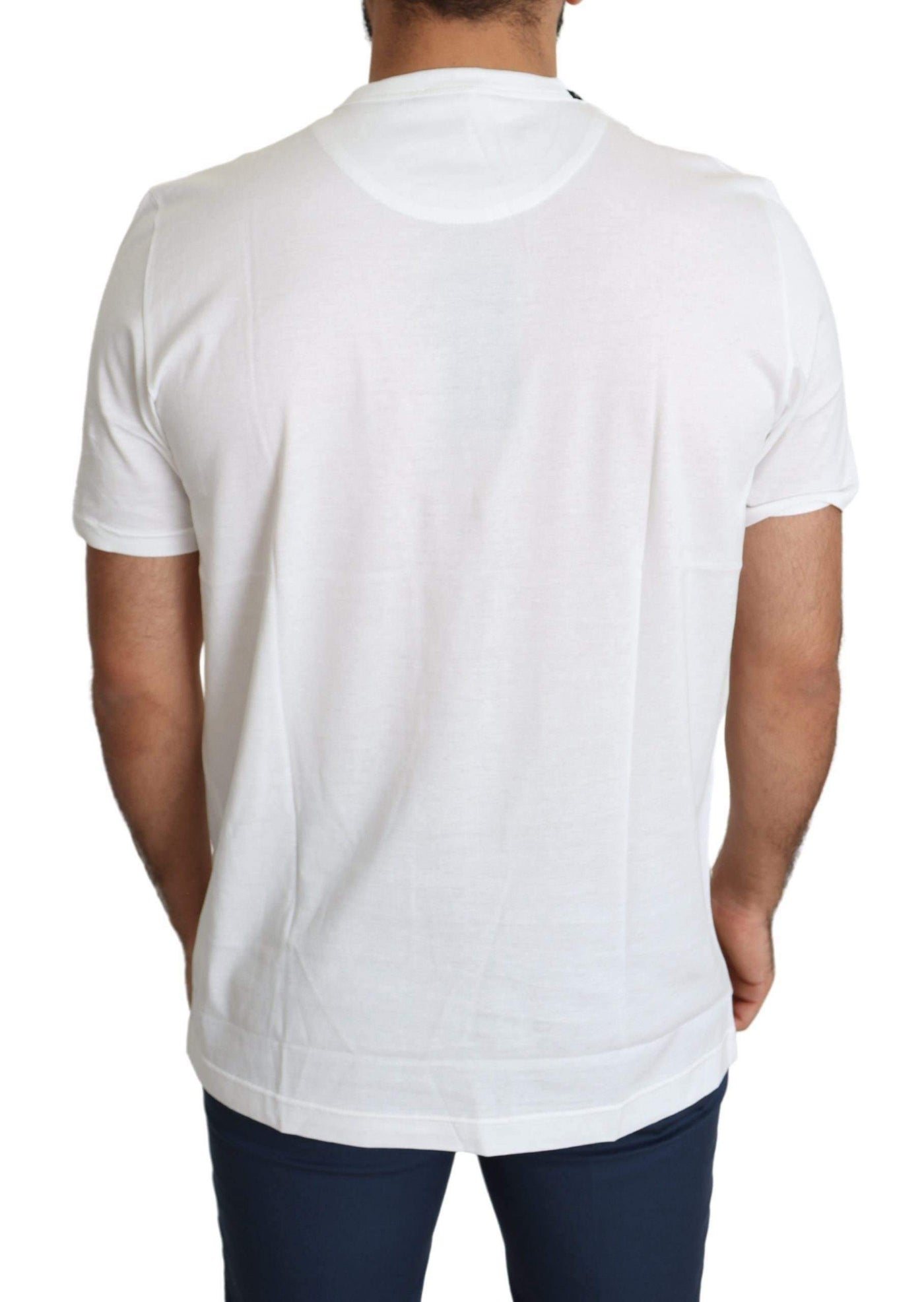 Dolce & Gabbana White Saint Valentine Hearts Print Men  T-shirt #men, Brand_Dolce & Gabbana, Dolce & Gabbana, feed-agegroup-adult, feed-color-white, feed-gender-male, feed-size-IT46 | S, feed-size-IT50 | L, feed-size-IT56 | XXL, Gender_Men, IT46 | S, IT50 | L, IT56 | XXL, Men - New Arrivals, T-shirts - Men - Clothing, White at SEYMAYKA