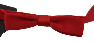 Dolce & Gabbana  Red 100% Silk Slim Adjustable Neck Papillon Bow Tie #men, Accessories - New Arrivals, Brand_Dolce & Gabbana, Catch, Dolce & Gabbana, feed-agegroup-adult, feed-color-red, feed-gender-male, feed-size-OS, Gender_Men, Kogan, Red, Ties & Bowties - Men - Accessories at SEYMAYKA