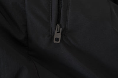 Dolce & Gabbana Black Sleeveless DG Metal Embellishment Jacket