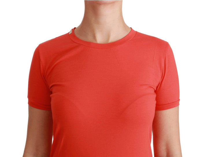 Dolce & Gabbana  Red Crewneck Short Sleeve T-shirt Cotton Top #women, Brand_Dolce & Gabbana, Catch, Dolce & Gabbana, feed-agegroup-adult, feed-color-red, feed-gender-female, feed-size-IT36 | XS, feed-size-IT38|XS, feed-size-IT40|S, feed-size-IT42|M, feed-size-IT44|L, feed-size-IT46|XL, Gender_Women, IT36 | XS, IT38|XS, IT40|S, IT42|M, IT44|L, IT46|XL, Kogan, Red, Tops & T-Shirts - Women - Clothing, Women - New Arrivals at SEYMAYKA