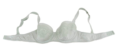 Dolce & Gabbana  Green Balconcino Bra Floral Lace Underwear #women, Brand_Dolce & Gabbana, Catch, Dolce & Gabbana, feed-agegroup-adult, feed-color-green, feed-gender-female, feed-size-IT1 | XS, feed-size-IT2 | S, feed-size-IT3 | M, Gender_Women, Green, IT1 | XS, IT2 | S, IT3 | M, IT4 | L, Kogan, Underwear - Women - Clothing, Women - New Arrivals at SEYMAYKA