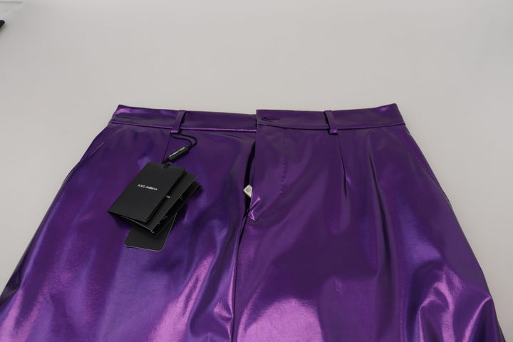 Dolce & Gabbana Purple Shining  Casual Pants