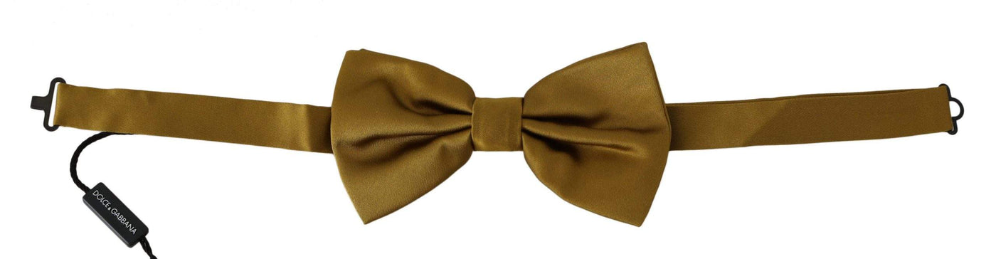 Dolce & Gabbana Yellow Mustard 100% Silk Butterfly Papillon Men Bow Tie #men, Accessories - New Arrivals, Brand_Dolce & Gabbana, Catch, Dolce & Gabbana, feed-agegroup-adult, feed-color-yellow, feed-gender-male, feed-size-OS, Gender_Men, Kogan, Ties & Bowties - Men - Accessories, Yellow at SEYMAYKA