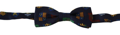 Dolce & Gabbana  Blue Flags 100% Silk Adjustable Neck Papillon Men Bow Tie #men, Accessories - New Arrivals, Blue, Brand_Dolce & Gabbana, Catch, Dolce & Gabbana, feed-agegroup-adult, feed-color-blue, feed-gender-male, feed-size-OS, Gender_Men, Kogan, Ties & Bowties - Men - Accessories at SEYMAYKA