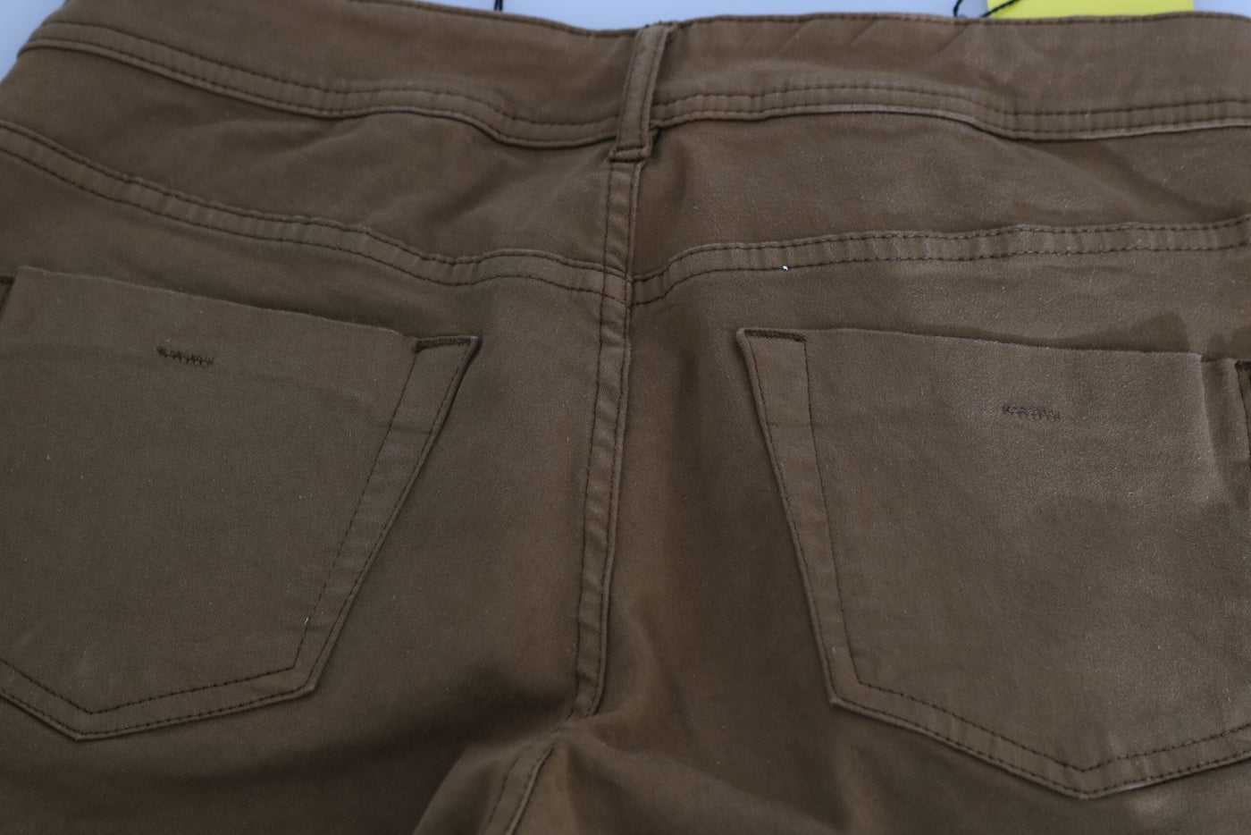 Plein Sud Brown Cotton Mid Waist Skinny Slim Fit Denim Jeans
