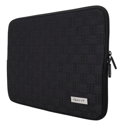 Gant Black Padded Pouch Bag Zipper Cover Sleeve Case