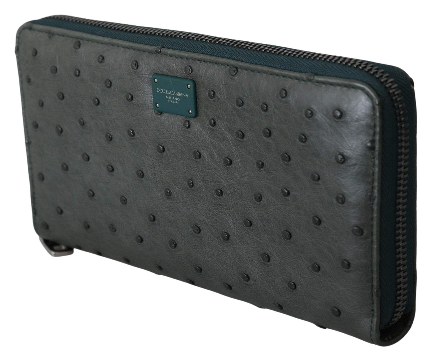 Dolce & Gabbana  Green Ostrich Leather Continental Mens Clutch Wallet #men, Brand_Dolce & Gabbana, Catch, Dolce & Gabbana, feed-agegroup-adult, feed-color-green, feed-gender-male, feed-size-OS, Gender_Men, Green, Handbags - New Arrivals, Kogan, Wallets - Men - Bags at SEYMAYKA