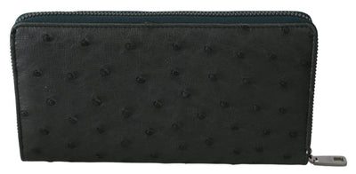 Dolce & Gabbana  Green Ostrich Leather Continental Mens Clutch Wallet #men, Brand_Dolce & Gabbana, Catch, Dolce & Gabbana, feed-agegroup-adult, feed-color-green, feed-gender-male, feed-size-OS, Gender_Men, Green, Handbags - New Arrivals, Kogan, Wallets - Men - Bags at SEYMAYKA