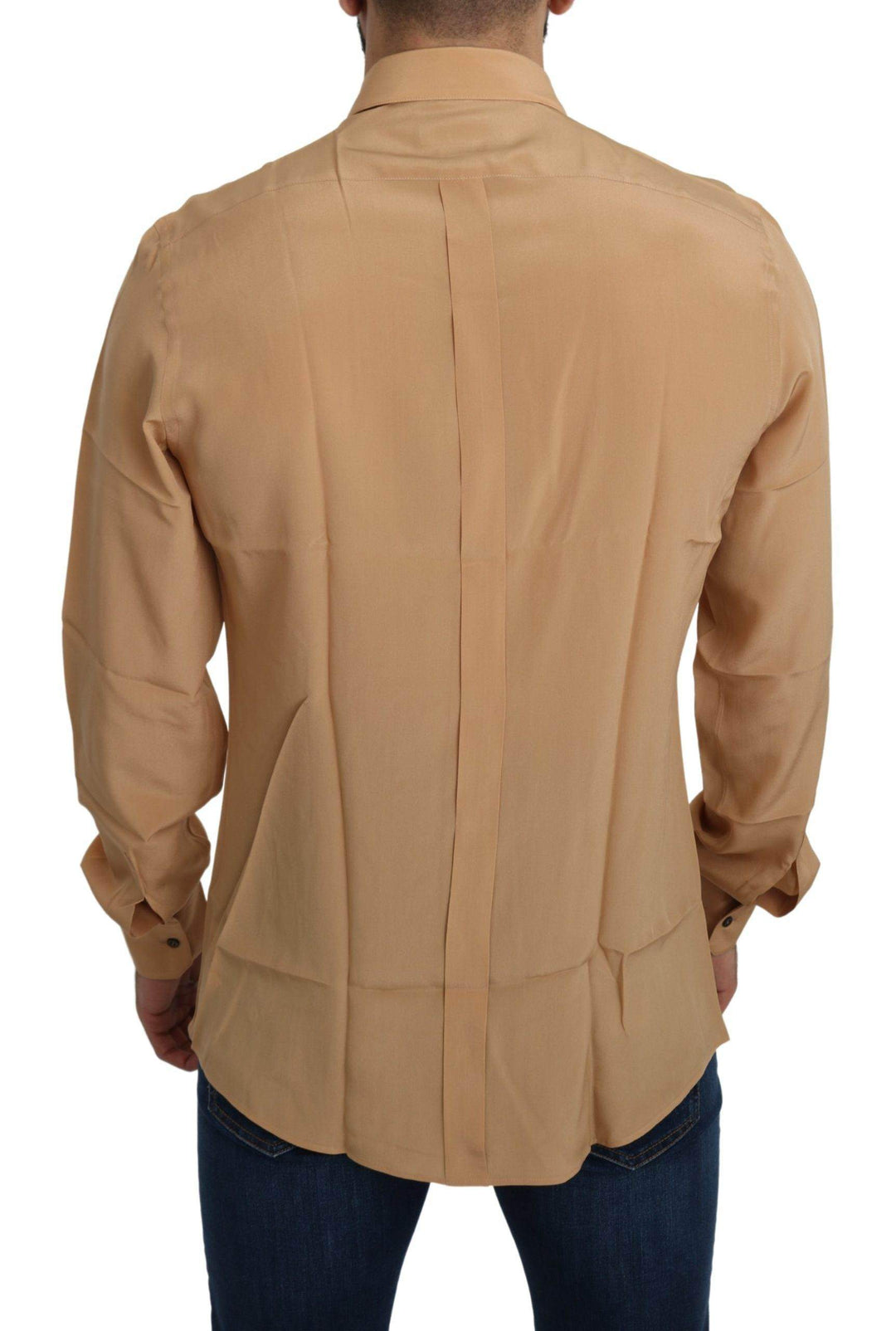 Dolce & Gabbana Yellow 100% Silk GOLD Top Slim Shirt #men, Brand_Dolce & Gabbana, Catch, Dolce & Gabbana, feed-agegroup-adult, feed-color-yellow, feed-gender-male, feed-size-IT38 | XS, feed-size-IT40 | M, feed-size-IT41 | L, feed-size-IT42 | XL, Gender_Men, IT38 | XS, IT40 | M, IT41 | L, IT42 | XL, Kogan, Men - New Arrivals, Shirts - Men - Clothing, Yellow at SEYMAYKA