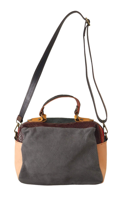 EBARRITO Multicolor Leather Shoulder Strap Top Handle Messenger Bag EBARRITO, feed-1, Multicolor, Shoulder Bags - Women - Bags at SEYMAYKA