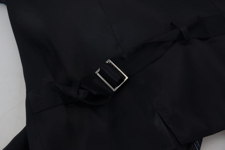 Dolce & Gabbana Multicolor Polyester Waistcoat Dress Formal Vest