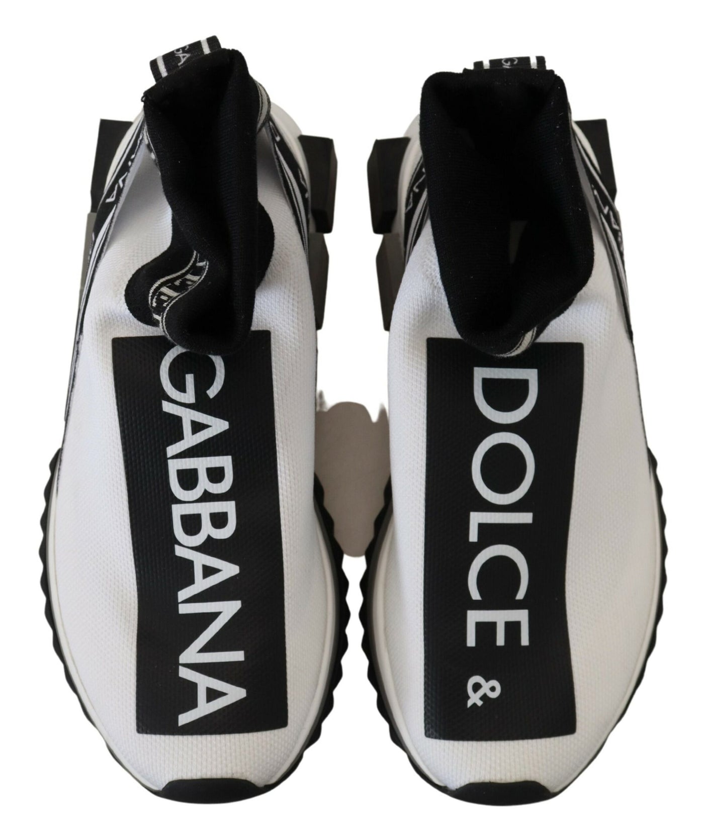 White Black Sorrento Socks Sneakers Shoes