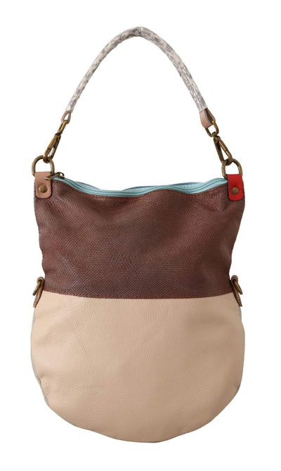 EBARRITO Multicolor Genuine Leather Shoulder Tote  Handbag EBARRITO, feed-1, Handbags - Women - Bags, Multicolor at SEYMAYKA