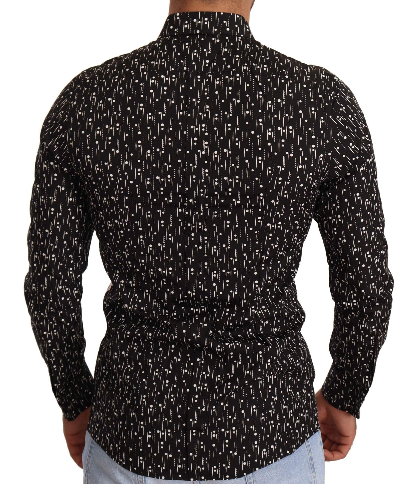Dolce & Gabbana Black Floral Brocade Cotton Shirt #men, Black, Dolce & Gabbana, feed-agegroup-adult, feed-color-Black, feed-gender-male, IT39 | S, Shirts - Men - Clothing at SEYMAYKA